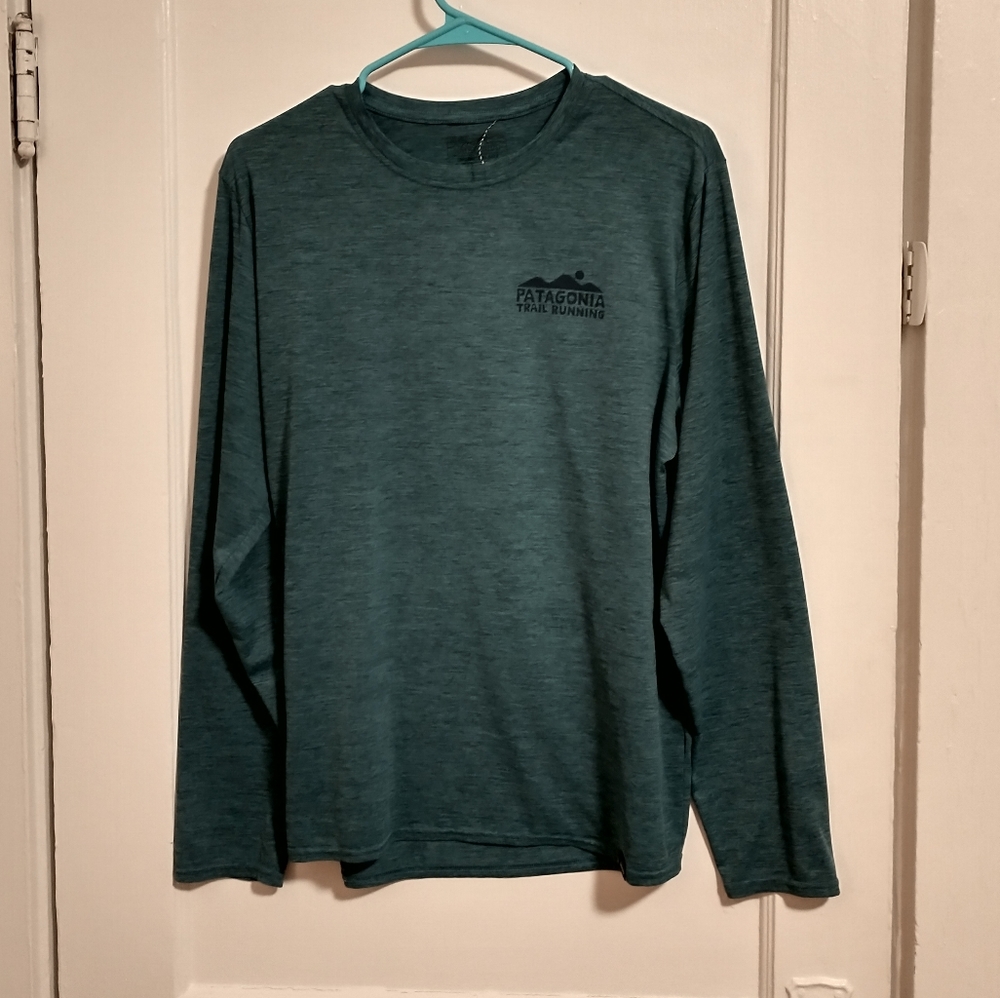 Patagonia capilene cool men's trail running long sleeve shirt